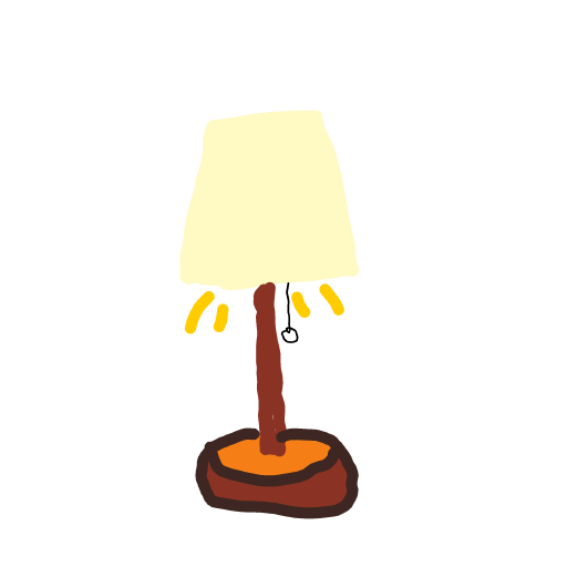 Lamp drawing by Juliezzz