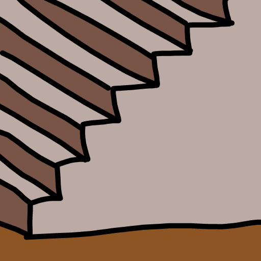 Stairs drawing by Marcos