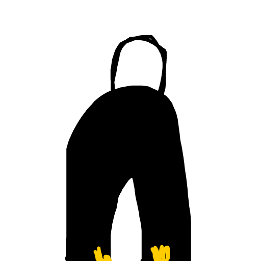 Penguin drawing by bia
