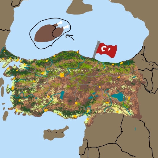 Turkey drawing by godor