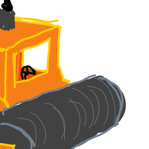 Steamroller drawing by Guardianoflives