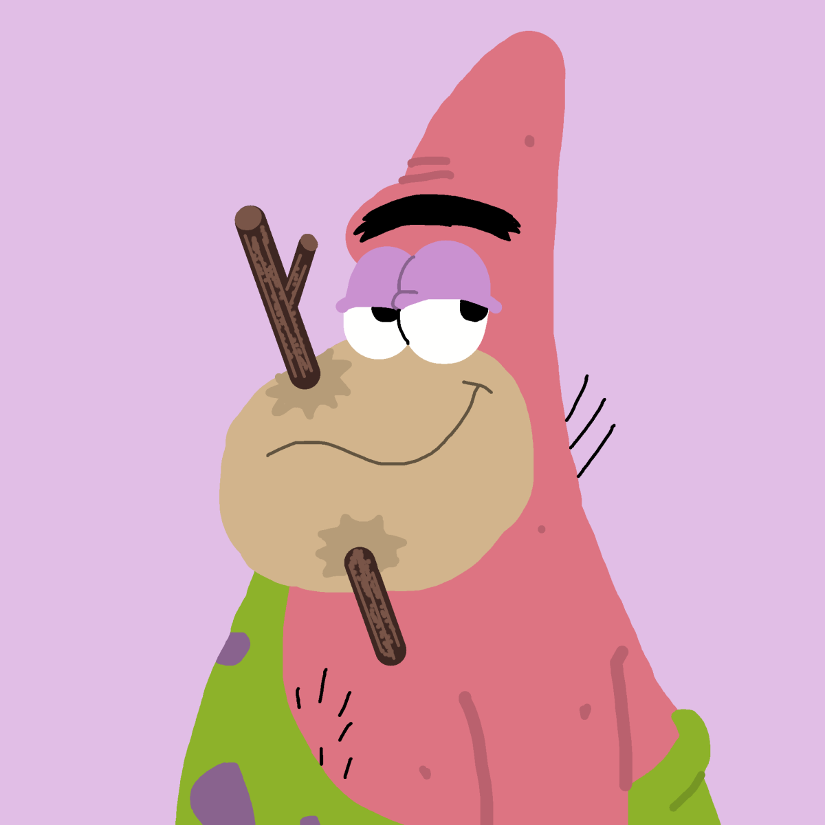 Caveman drawing by a mystery artist