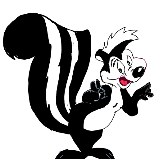 Pepe Le Pew drawing by manders