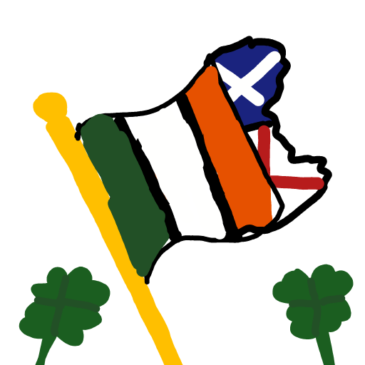 Irish Flag drawing by MoDarsot