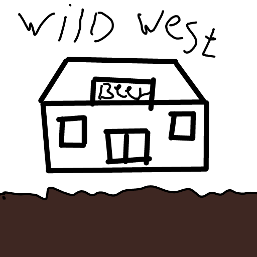 Saloon drawing by Almog