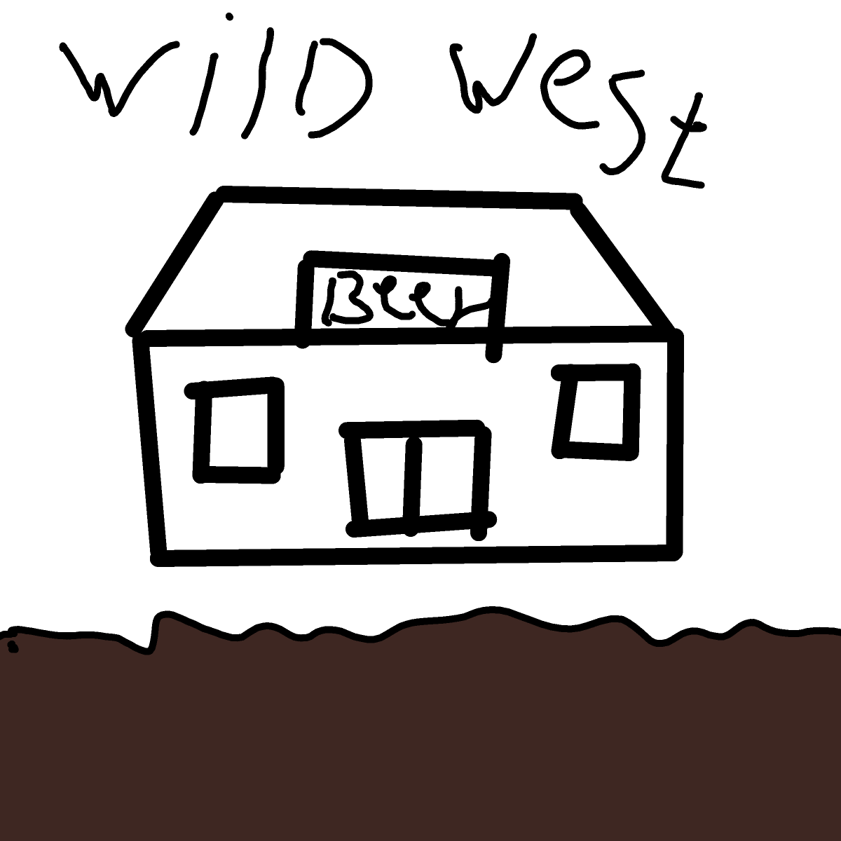 Saloon drawing by Almog