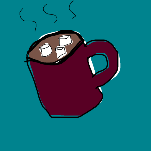 Hot Cocoa drawing by krissywissy