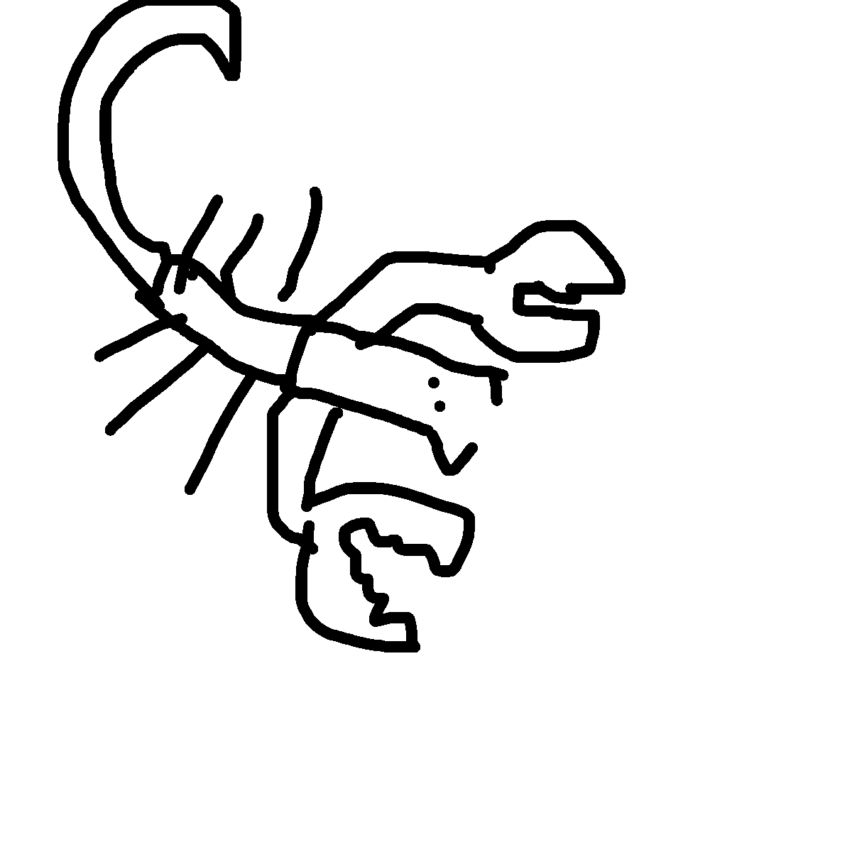 Scorpion drawing by bold-rich-world