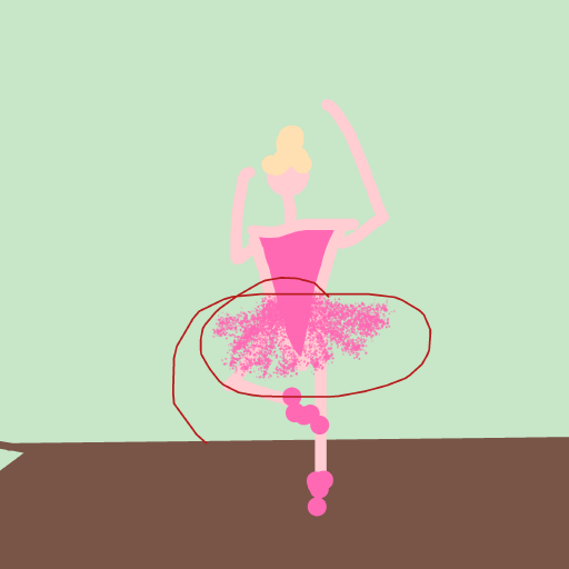 Tutu drawing by nice-draw-designer