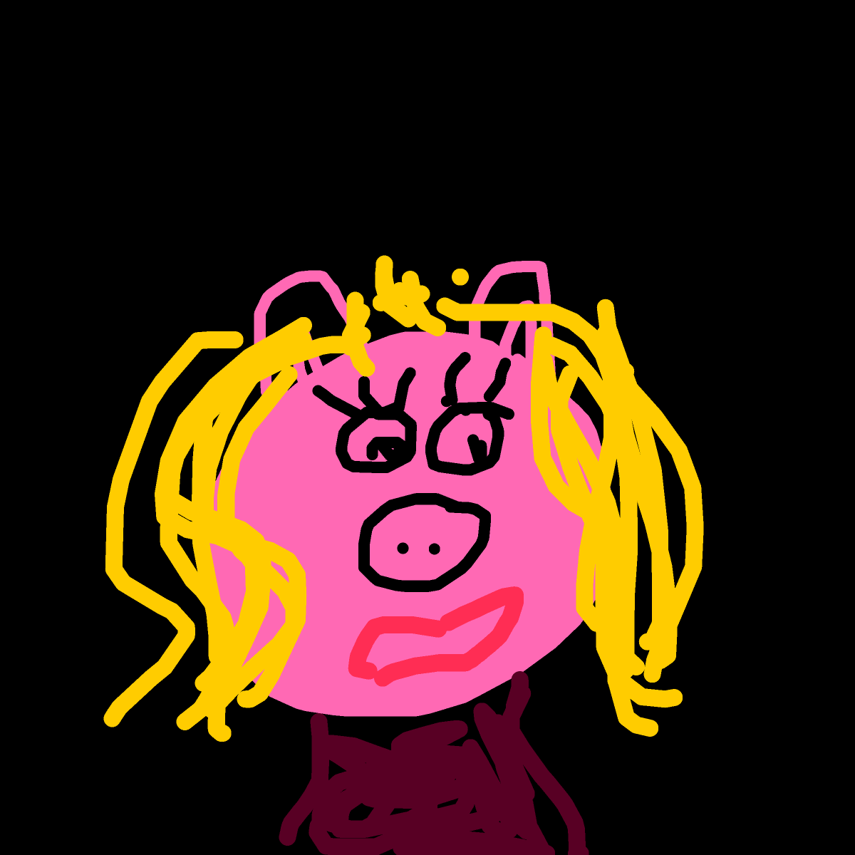Miss Piggy drawing by jester