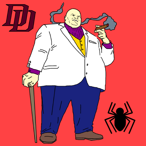 Kingpin drawing by dilly-doodle-dally