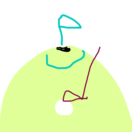 Golf drawing by grou