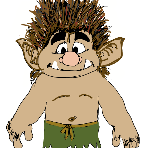 Troll drawing by manders
