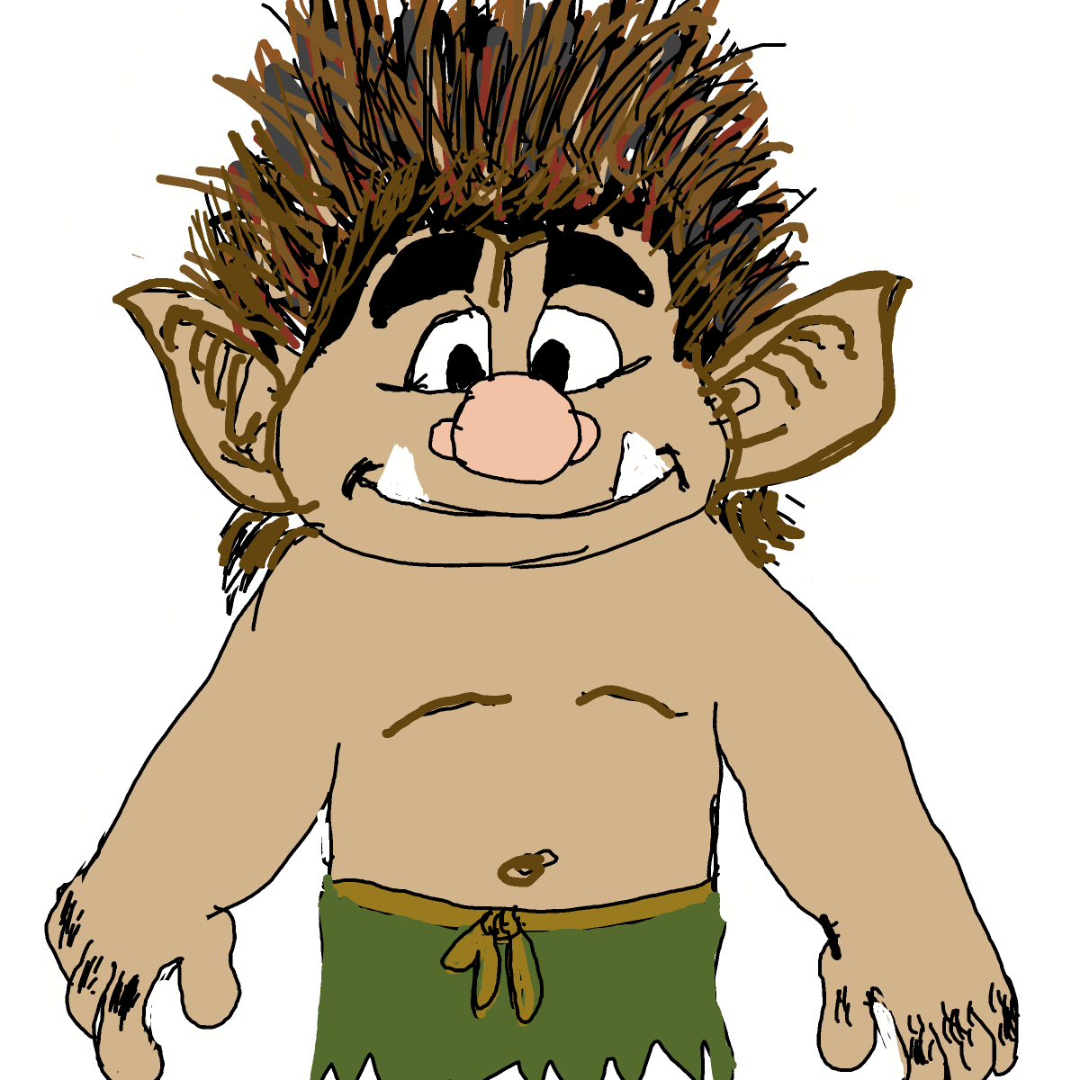 Troll drawing by manders