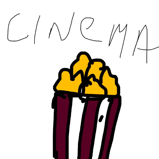 Popcorn drawing by aqua-hyper-doodler