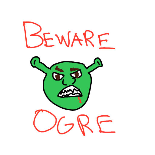 Shrek drawing by Meepmorp