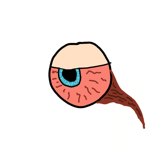 Eyeball drawing by Kingscircle7