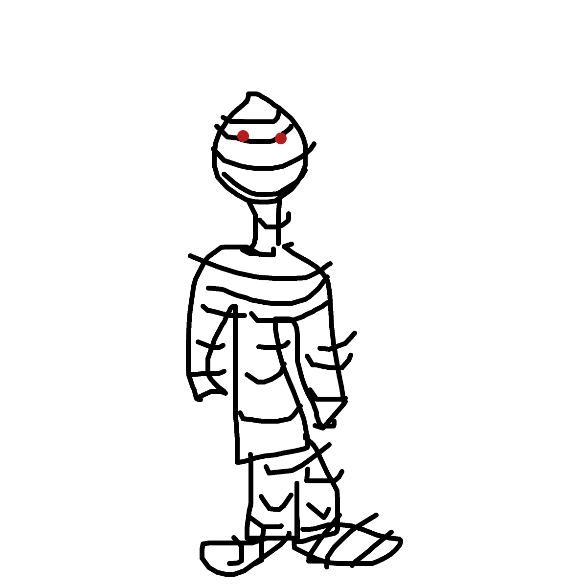 Mummy drawing by neat-sun-drawer