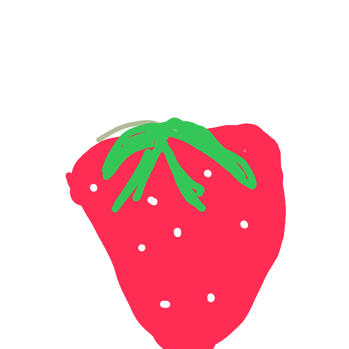 Strawberry drawing by mild-brass-boost