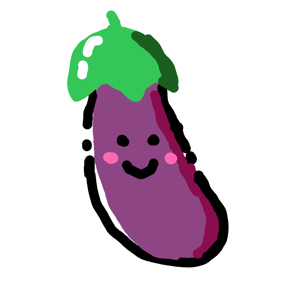 Eggplant drawing by Guardianoflives