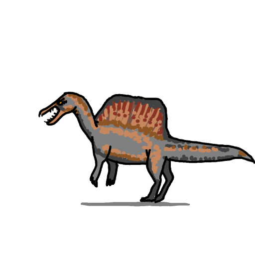 Spinosaurus drawing by hyper-alpha-peace