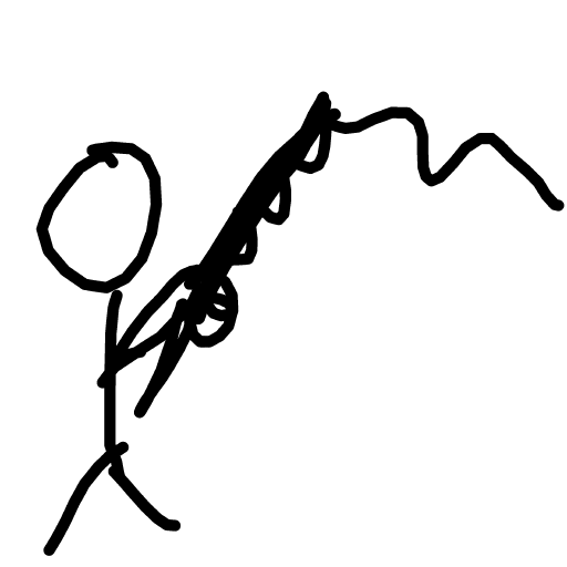 Fisherman drawing by Bri3