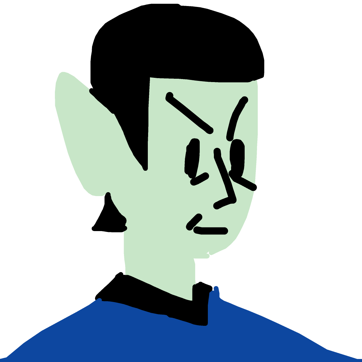 Spock drawing by lin