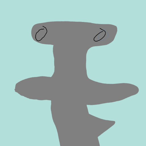 Hammerhead drawing by Shandi