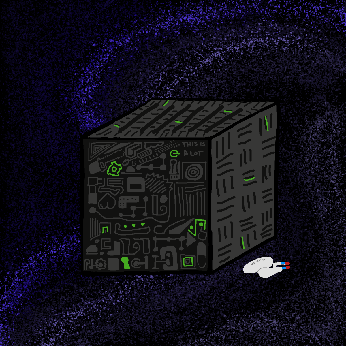 Borg drawing by firecracker