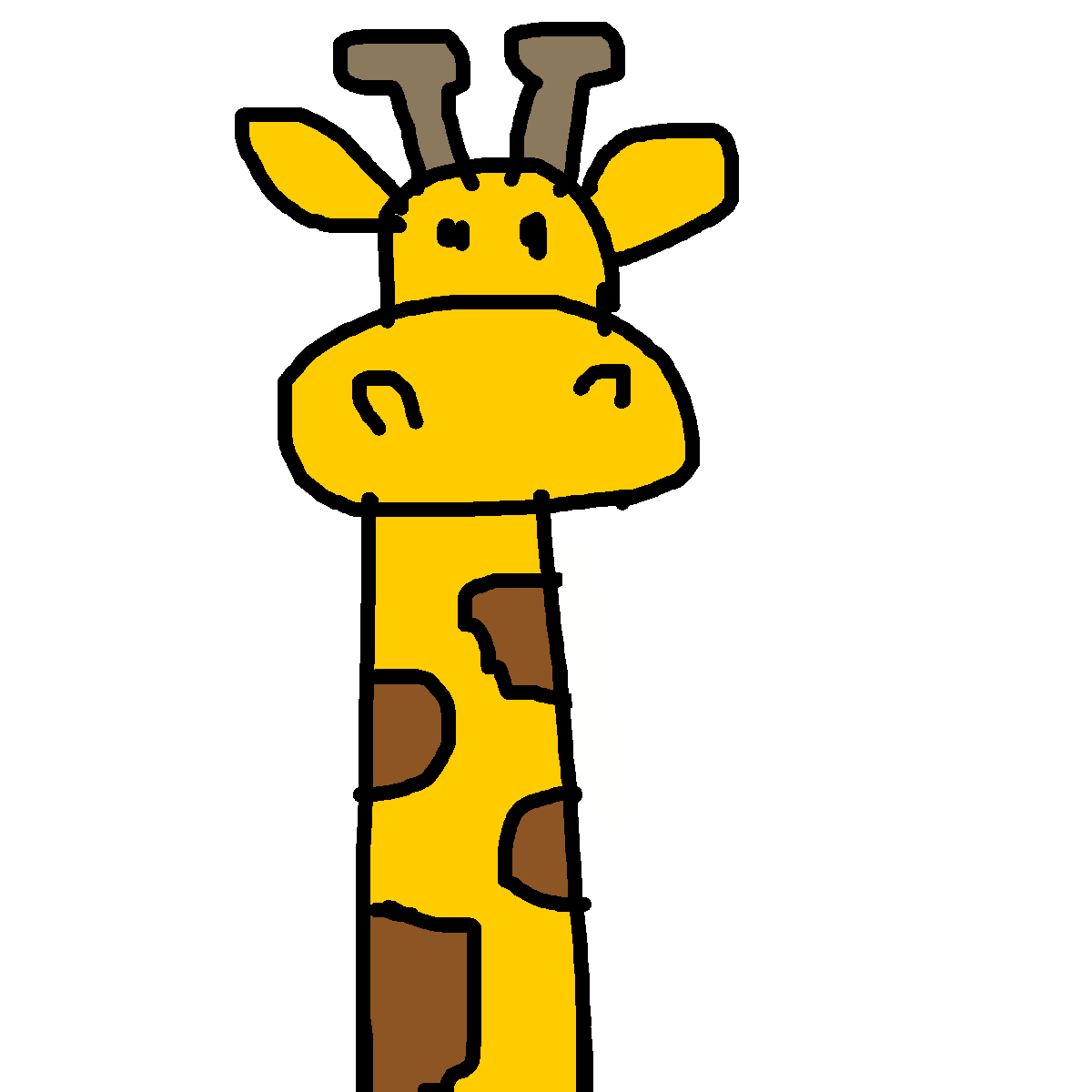 Giraffe drawing by mikestam195