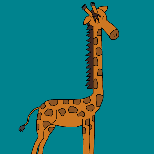 Giraffe drawing by krissywissy