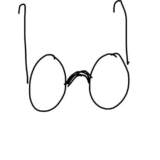 Glasses drawing by coal-star-data