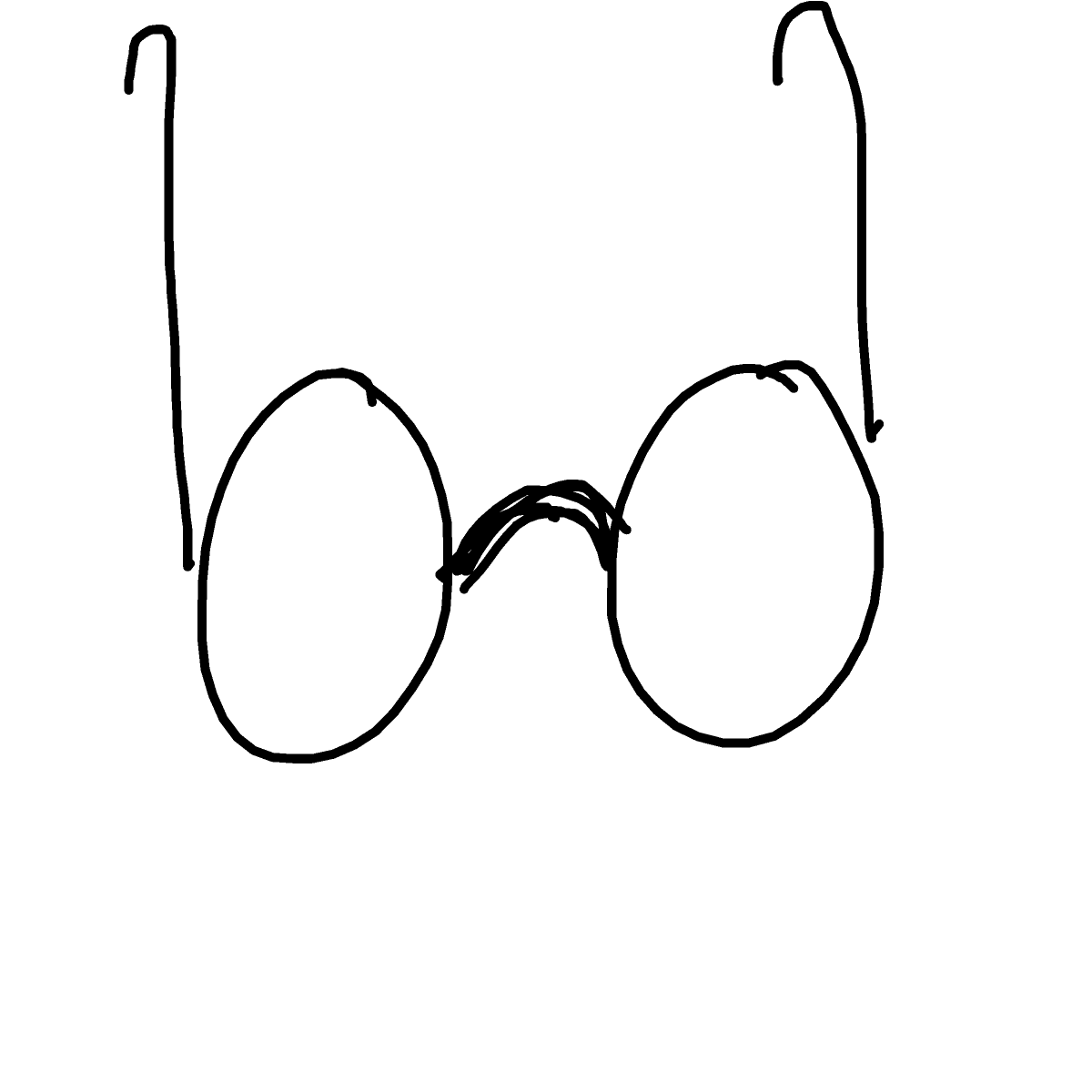 Glasses drawing by coal-star-data