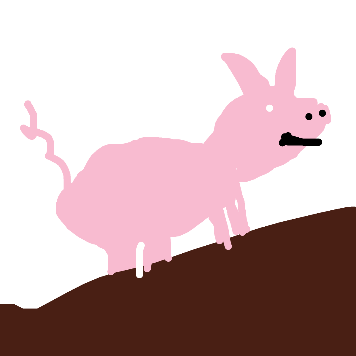 Pig drawing by dark-clear-force