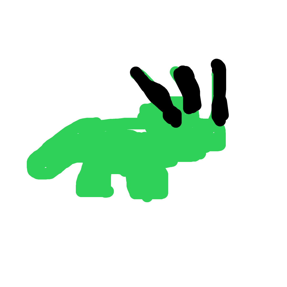 Triceratops drawing by troy