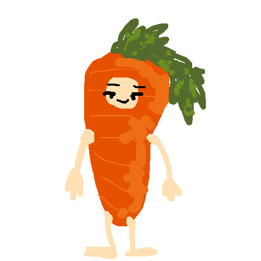 Carrot drawing by maymay