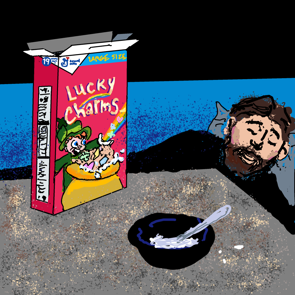 Lucky Charm drawing by Zizzle Bean