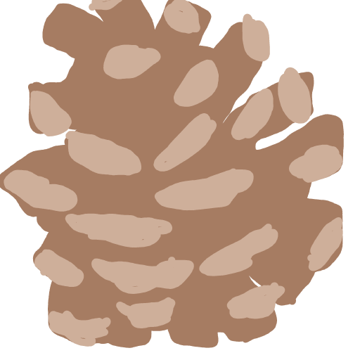 Pinecone drawing by Guardianoflives