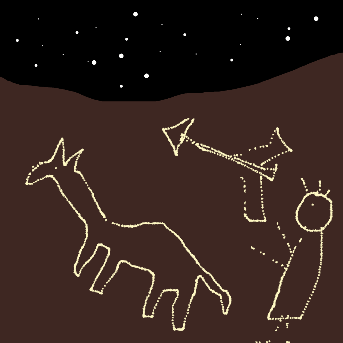 Cave Painting drawing by krissywissy