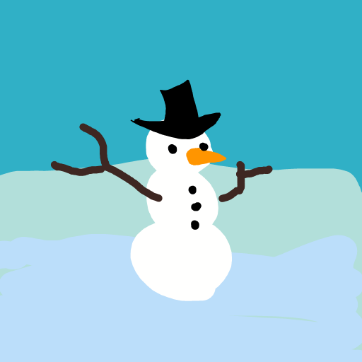 Snowman drawing by mjolnirbear