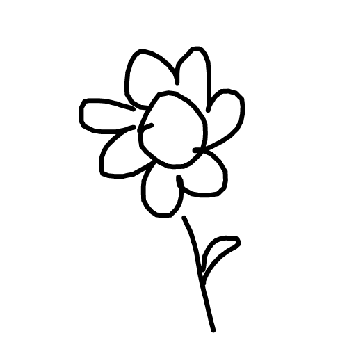 Flower drawing by mijnsie