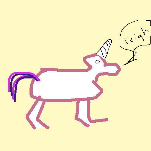 Unicorn drawing by kyle