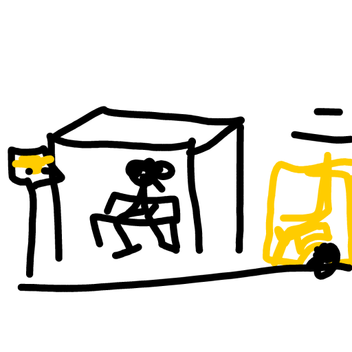 Bus Shelter drawing by jade-edge-shape
