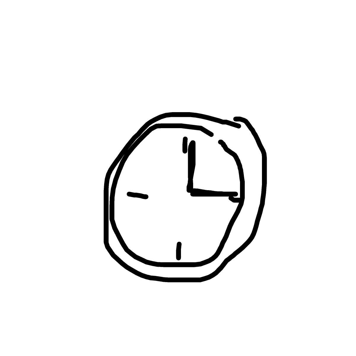 Clock drawing by lili