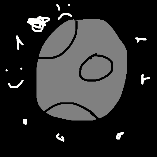 Moon drawing by navy-wide-voice