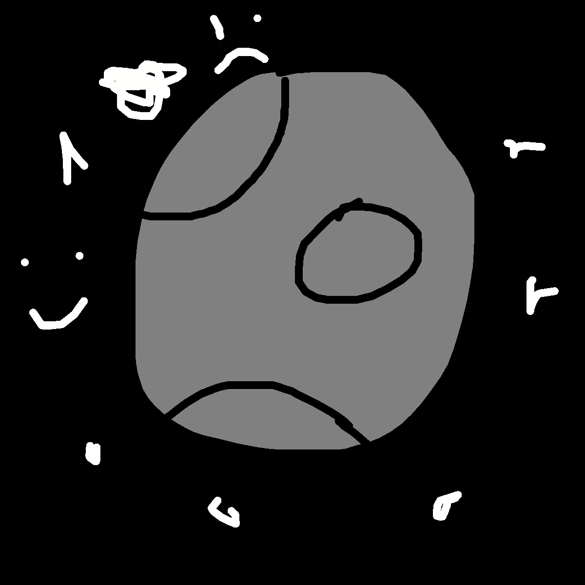 Moon drawing by navy-wide-voice