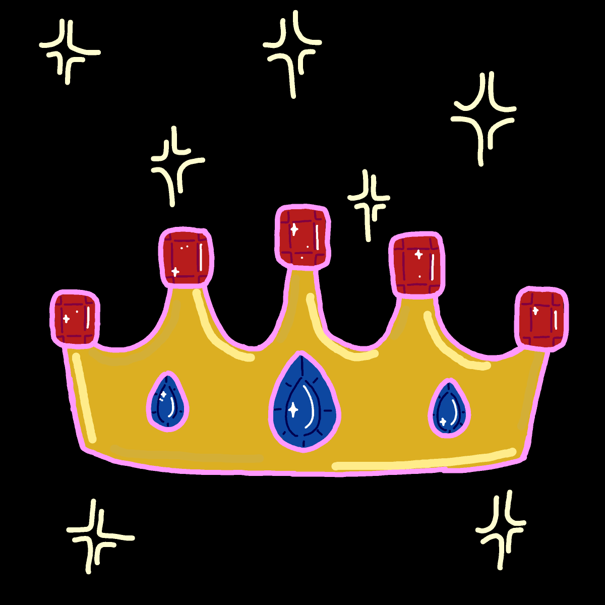 Crown drawing by gamma-coal-wheel