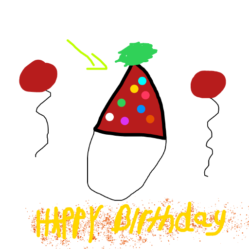 Party Hat drawing by dan