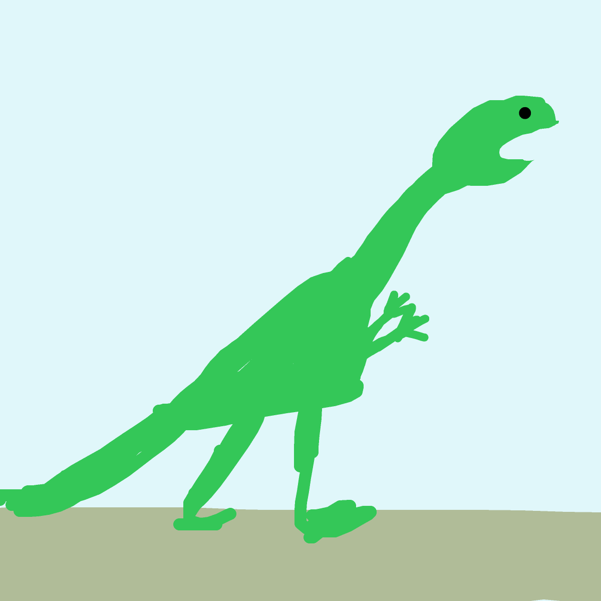 T-Rex drawing by mijnsie