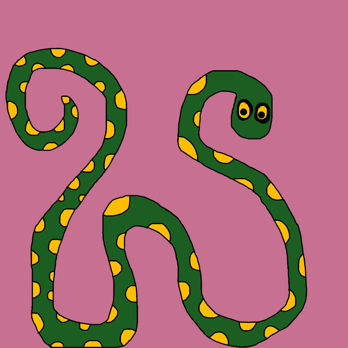 Snake drawing by krissywissy